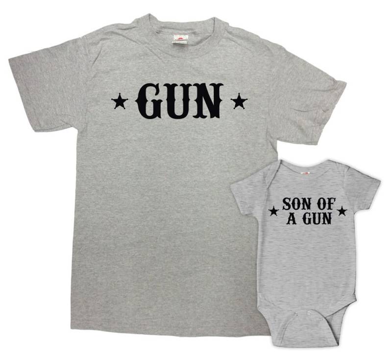 Papa Und Sohn Passende Shirts Ich Vater Passende Outfits Neue Geschenk Familienfoto Erster Vatertag - Sa645-646 von CherryTees