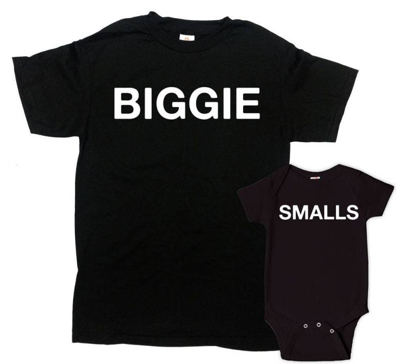 Vater Sohn Shirts Und Tochter Geschenke Für Neuen Passende Familienoutfits Papa Ich Kleidung Familie T-Shirts Groß Klein -Sa823-824 von CherryTees