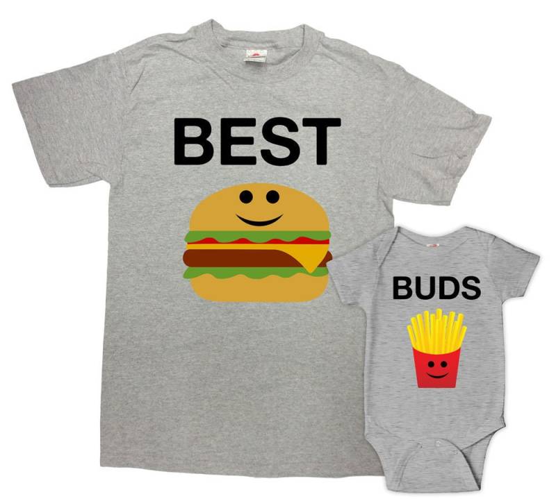 Vater Und Sohn Passende Shirts Tochter Papa Ich Outfits Geschenke Erste Mal Für Den Vatertag - Sa1134-1135 von CherryTees