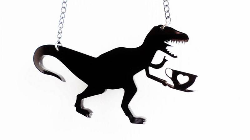 Halskette Mit Tea-Rex Anhänger Halskette Mit Tea-Rex Anhänger von CherrylocoJewellery