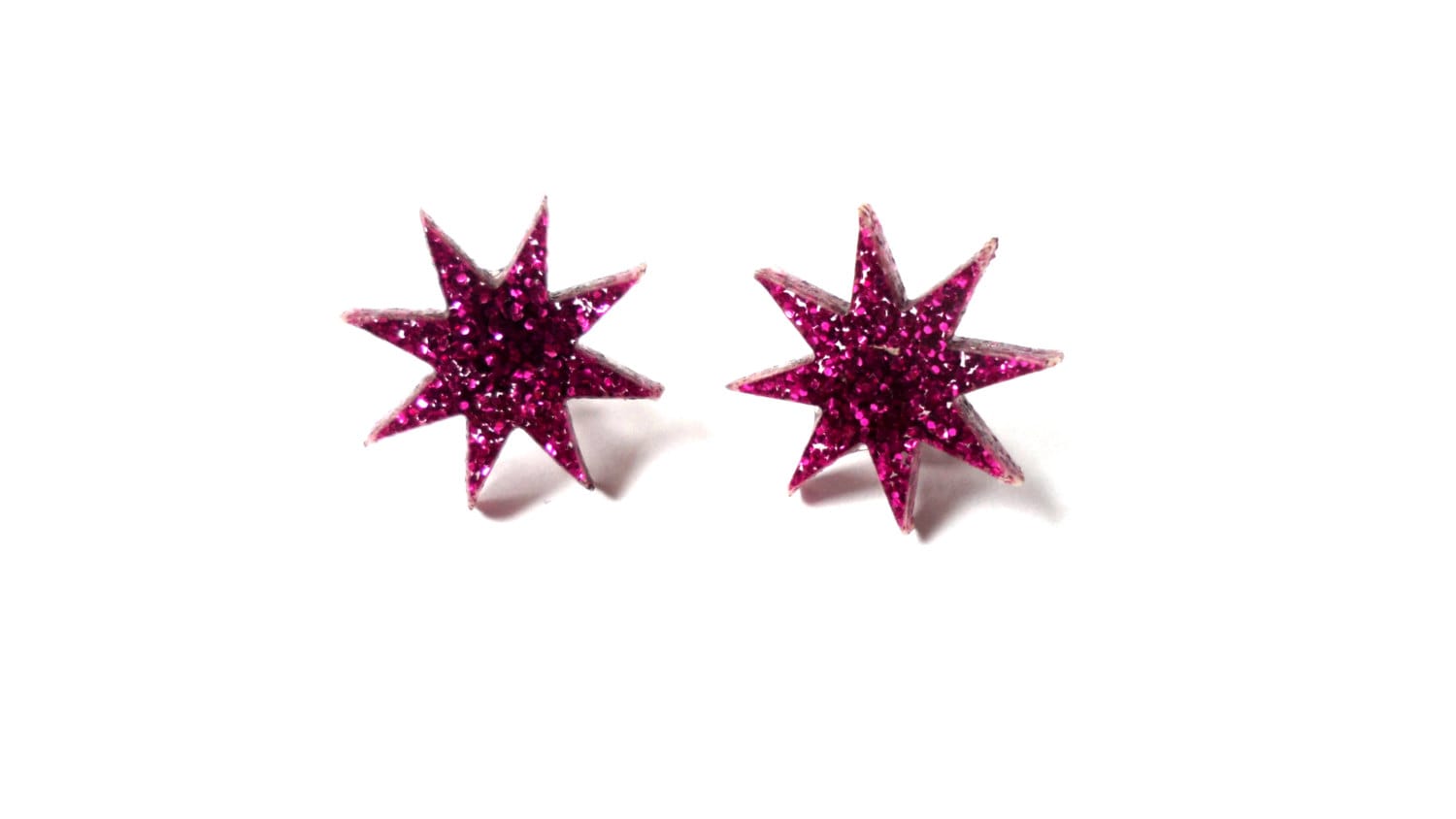 Jem Glitzer Stern Ohrringe von CherrylocoJewellery