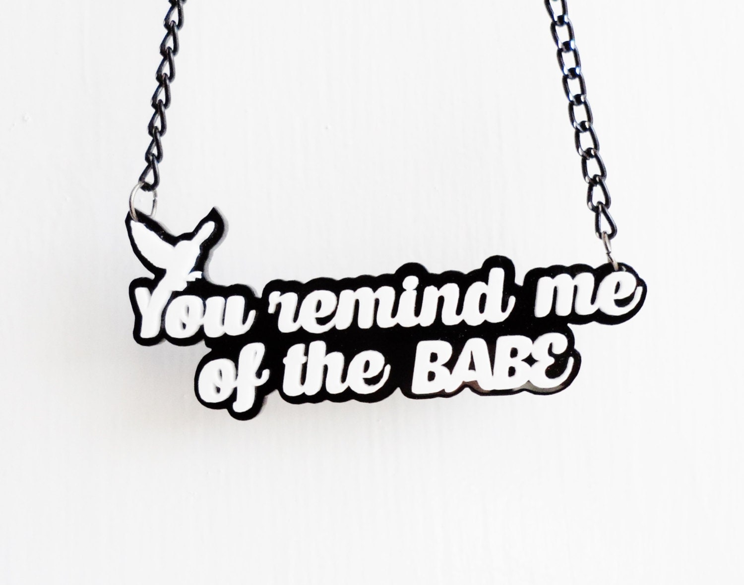 Labyrinth Sie Erinnert Mich An Die Babe-Kette von CherrylocoJewellery