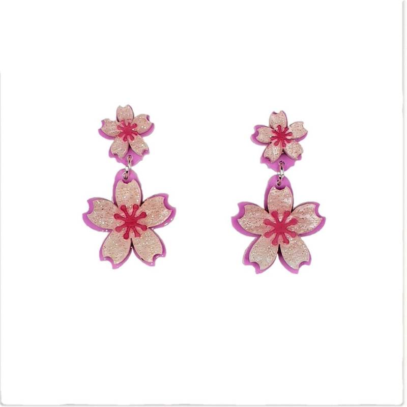 Sakura Blüten Ohrringe von CherrylocoJewellery