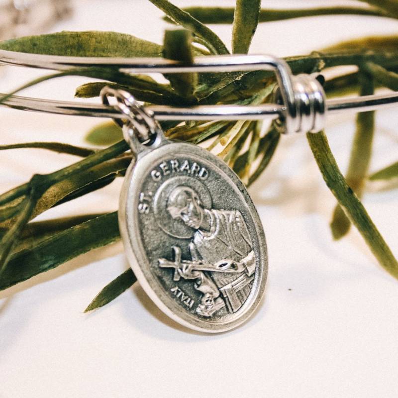 Saint Gerard Perlenarmband | Türkis Glasperlen Schutzpatron Der Schwangerschaft| Entwurf| Sichere Kind Geburt Junge Kinder| Ungeborene| Mama Geschenk Saint Gerard Perlenarmband | Türkis Glasperlen Schutzpatron Der Schwangerschaft| Entwurf| Sichere Kind Geburt Junge Kinder| Ungeborene| Mama Geschenk von CherubBella