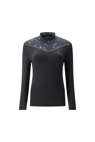Chervò 65552-999 Tatum Rollkragenpullover Damen Black/Black Größe 8 von Chervò