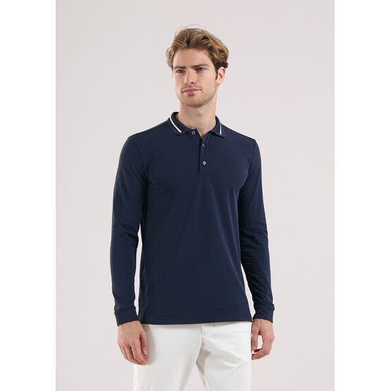 Chervo ABBAZIA Langarm Polo navy von Chervo