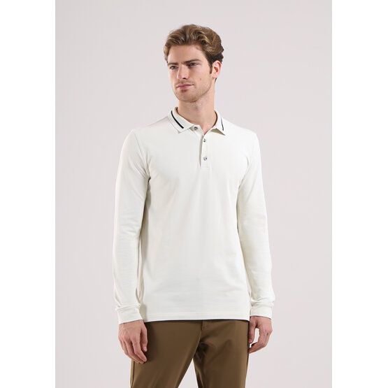 Chervo ABBAZIA Langarm Polo offwhite von Chervo