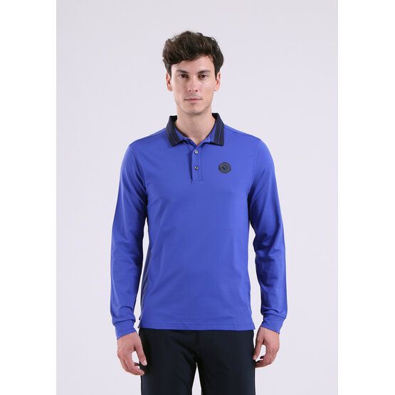 Chervo AFFRANTO Langarm Polo blau von Chervo