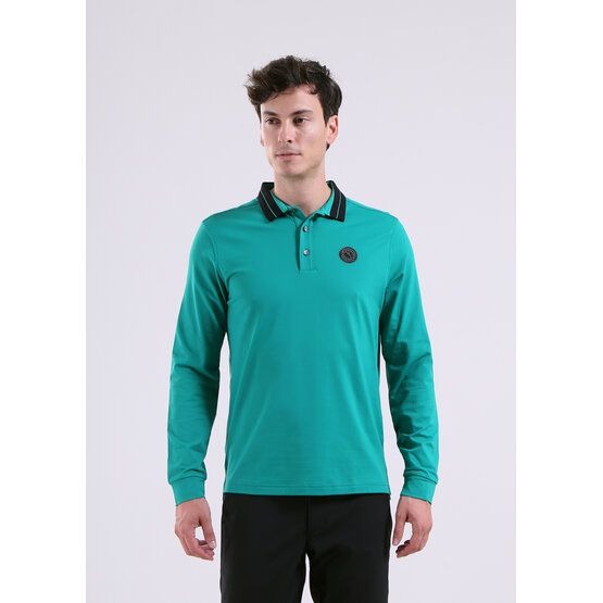 Chervo AFFRANTO Langarm Polo petrol von Chervo