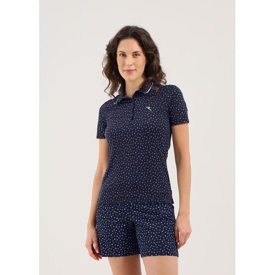 Chervo ALLPRINT Halbarm Polo navy von Chervo