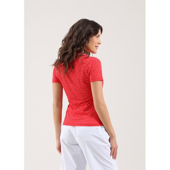 Chervo ALLPRINT Halbarm Polo rot von Chervo