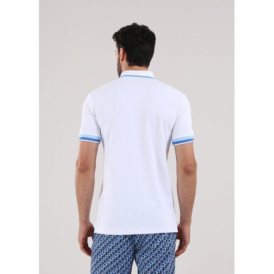 Chervo ALMANACCO Halbarm Polo weiß von Chervo