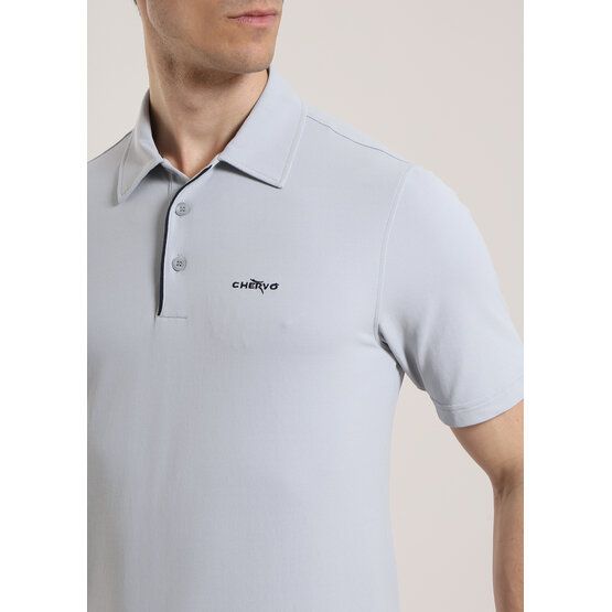 Chervo ANIBAL Halbarm Polo hellgrau von Chervo