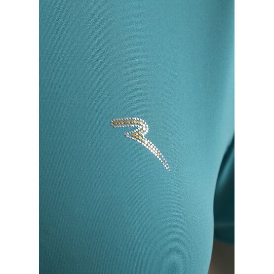 Chervo ANTRACITE Halbarm Polo türkis von Chervo