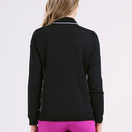 Chervo NAVICELLA Windstopp Strick Jacke schwarz von Chervo