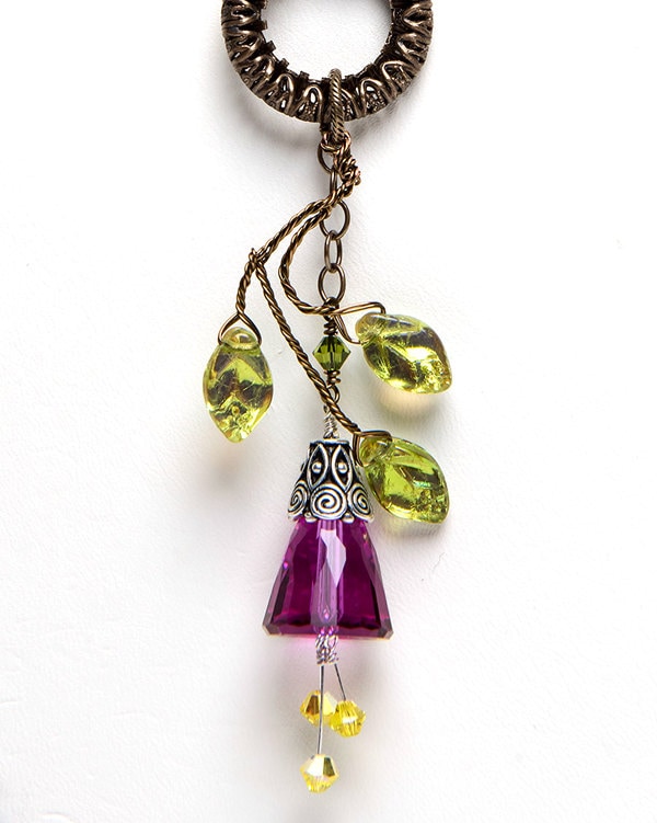 Blatt Anhänger Halskette, Wald Fee Halskette Für Frauen, Natur Liebhaber Geschenk Sie, Wunderlicher Schmuck von CherylParrottJewelry