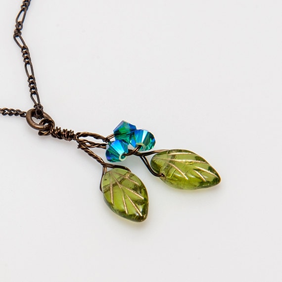 Zarte Blatt Halskette, Wald Fee Halsketten Für Frauen, Verzauberter Hochzeits Schmuck Brautjungfer, Natur Liebhaber Geschenk Sie, Elfisch von CherylParrottJewelry