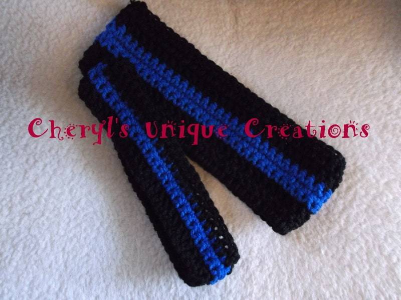 Mutter & Tochter Stirnband Set Dünne Linie - Handgefertigt/Hand Gehäkelt Polizei, Feuer, Ems, Sicherheit, Dispatcher, Korrekturen, Grenzpatrouille von CherylsUniqCreations