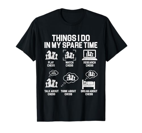 Chess for Men Boys Things I Do In My Spare Time Chess T-Shirt Chess for Men Boys Things I Do In My Spare Time Chess T-Shirt von Chess Board Funny Chess Player Tees