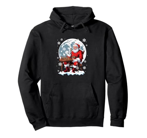 Santa Christmas Costume Playing Chess Player Lover Kids Pullover Hoodie Santa Christmas Costume Playing Chess Player Lover Kids Pullover Hoodie von Chess Christmas Costume