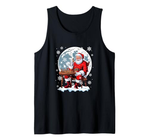 Santa Christmas Costume Playing Chess Player Lover Kids Tank Top Santa Christmas Costume Playing Chess Player Lover Kids Tank Top von Chess Christmas Costume