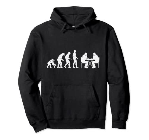 Schach Evolution lustiger Spieler Meister Männer Frauen Jugend Kinder Pullover Hoodie von Chess Clothes For Men Women Kids Boys Girls Gifts