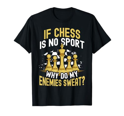 Schach-T-Shirts für Herren, Schachklub, Damen, Jugendliche, lustig T-Shirt von Chess Gifts For Men Schach Club Women Checkmate