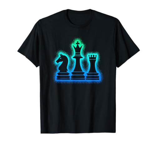 Schachspielerfiguren Kinder Herren Jungen Schach T-Shirt Schachspielerfiguren Kinder Herren Jungen Schach T-Shirt von Chess Piece Chessboard Girls Boys Chess Players