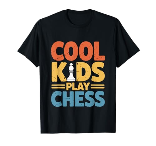 Coole Kinder Spielen Schach für Strategie-Fans T-Shirt Coole Kinder Spielen Schach für Strategie-Fans T-Shirt von Chess & My Day Designs