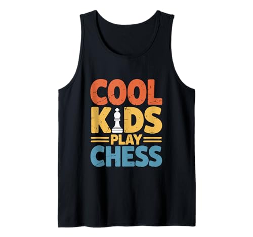 Coole Kinder Spielen Schach für Strategie-Fans Tank Top Coole Kinder Spielen Schach für Strategie-Fans Tank Top von Chess & My Day Designs