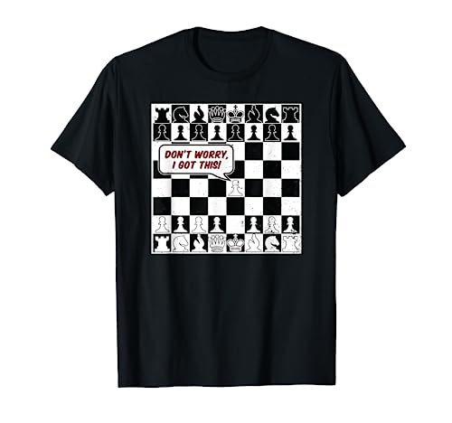 Funny Chess Shirt for Men Boys Checkerboard Chess Board T-Shirt von Chessboard Checkered Shirts Co.