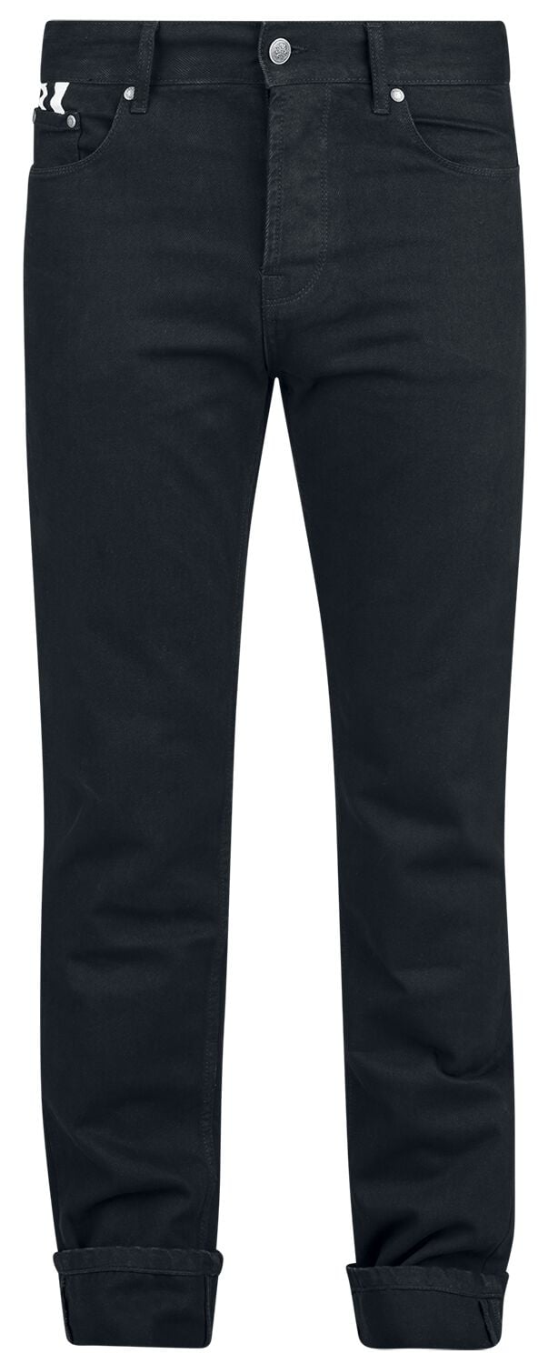 Chet Rock Jeans - Jerry Lee Jeans - W30L34 bis W36L34 - für Männer - Größe W34L32 - schwarz von Chet Rock