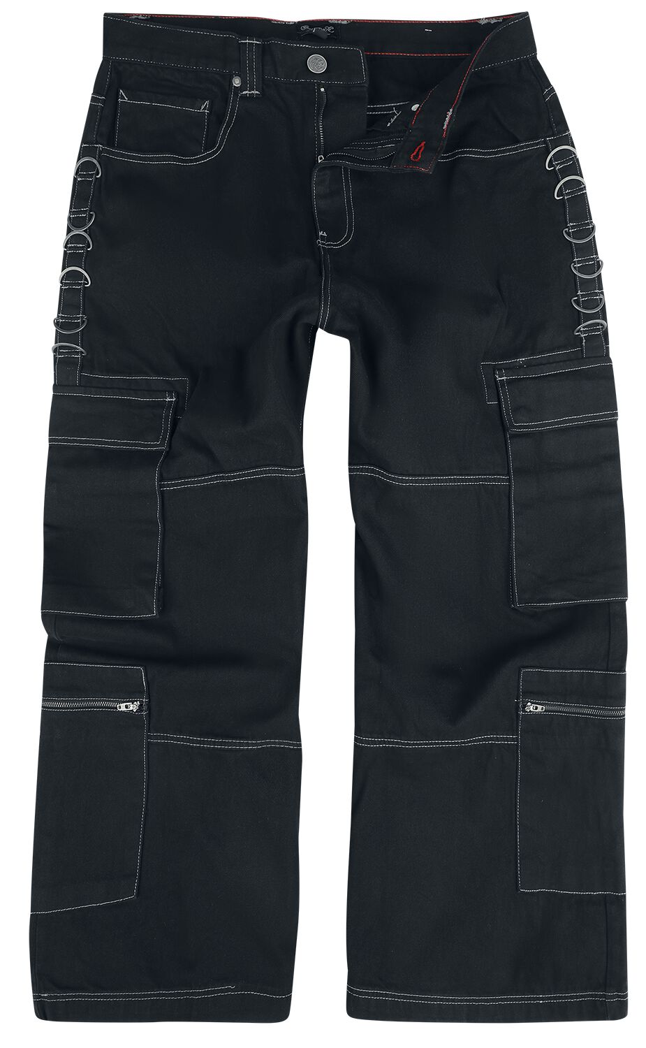 Chet Rock Jeans - Monaghan Utility Jeans - W30L32 bis W38L34 - für Männer - Größe W30L34 - schwarz von Chet Rock