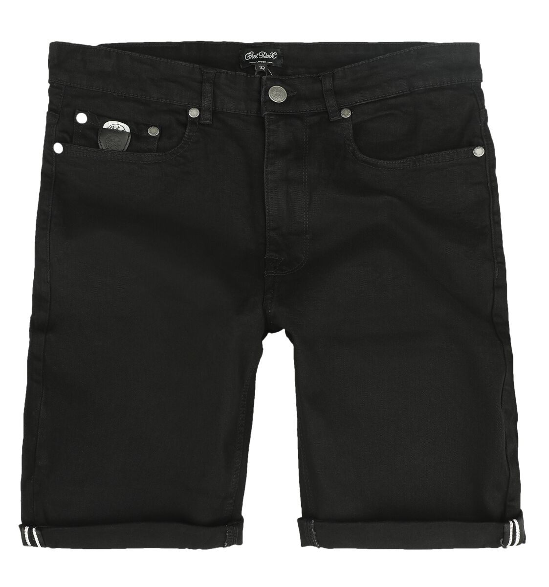 Chet Rock Short - Pete Skinny Shorts - 30 bis 38 - für Männer - Größe 32 - schwarz von Chet Rock