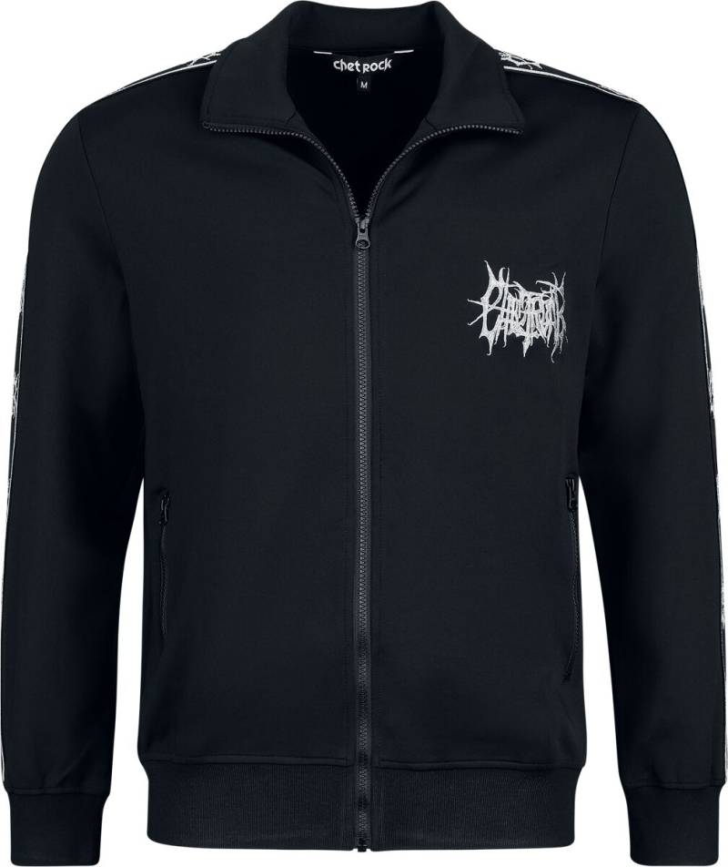 Chet Rock Trainingsjacke - Lithium Track Top - S bis XXL - für Männer - Größe XXL - schwarz von Chet Rock