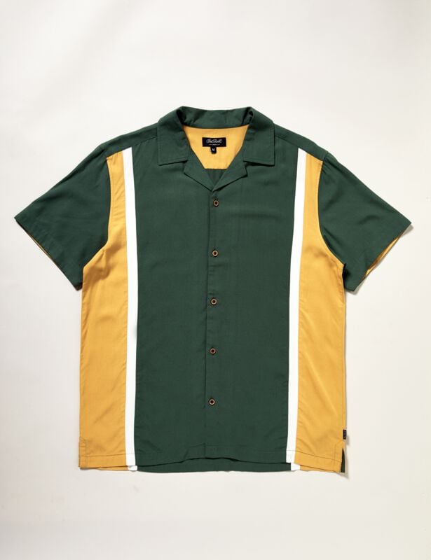 Chet Rock Zodiac Shirt Kurzarmhemd grün gelb in XXL von Chet Rock