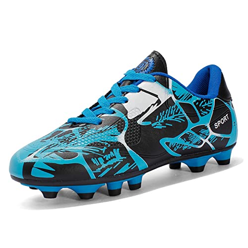 Cheuling Fußballschuhe Kinder Low Top Fußballschuhe Jungen Professionelle Fußballschuh Trainingsschuhe Spike Cleats Kinderschuhe Athletics Sportschuhe Jugendliche Sport Stiefel für Outdoor von Cheuling