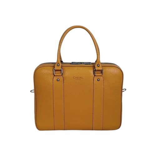 Cheval Firenze Business Aktentasche Genf Echtleder Made in Italy, Leder von Cheval Firenze