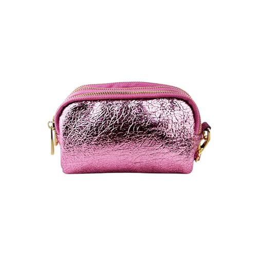 Cheval Firenze Cortina, echtes Leder, hergestellt in Italien, Rosa, geldbörse von Cheval Firenze