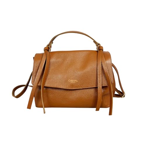 Cheval Firenze Handtasche Amelia, echtes Leder Made in Italy, Leder von Cheval Firenze