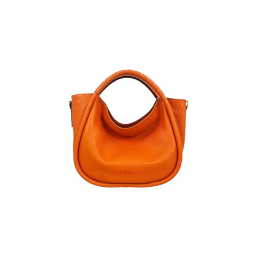 Cheval Firenze Handtasche Grace Mini, echtes Leder Made in Italy, Orange von Cheval Firenze