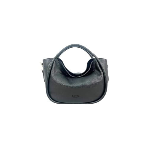 Cheval Firenze Handtasche Grace Mini, echtes Leder Made in Italy, Schwarz Cheval Firenze Handtasche Grace Mini, echtes Leder Made in Italy, Schwarz von Cheval Firenze