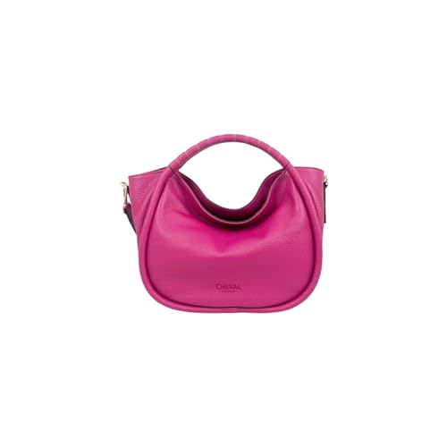 Cheval Firenze Handtasche Grace Mini, echtes Leder Made in Italy, fuchsia von Cheval Firenze