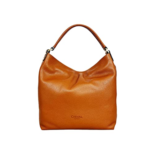 Cheval Firenze Schultertasche Alkes, echtes Leder Made in Italy, Leder von Cheval Firenze