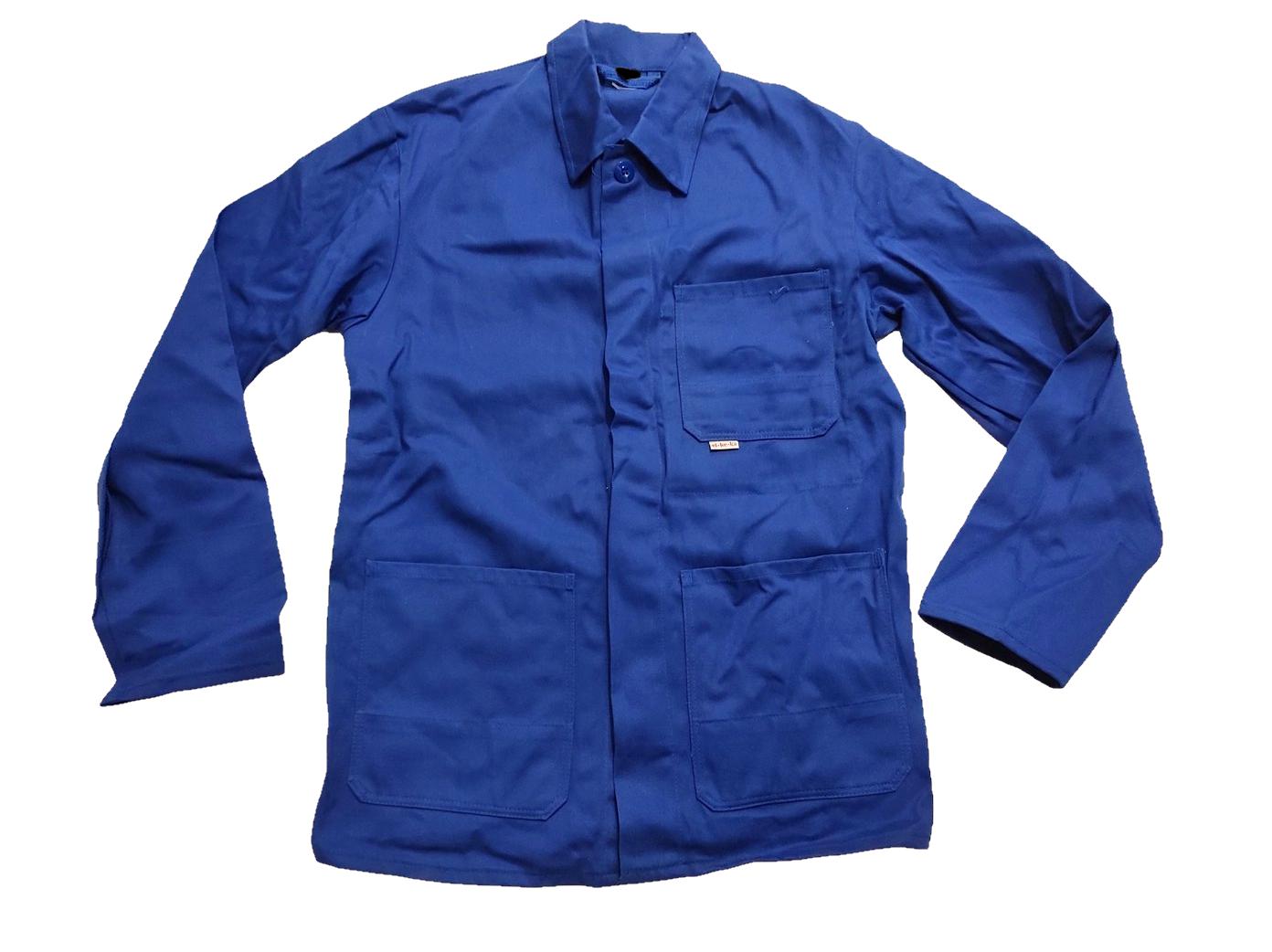 Neue Vintage Bundeswehr Arbeitsjacke Blau Überschuss An Militärgarderobe von ChevaldeGuerre