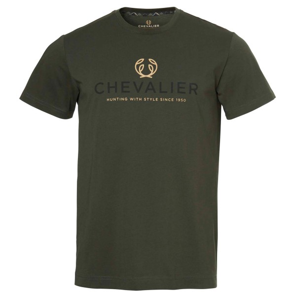 Chevalier - Chevalier Logo T-Shirt - T-Shirt Gr XS oliv von Chevalier