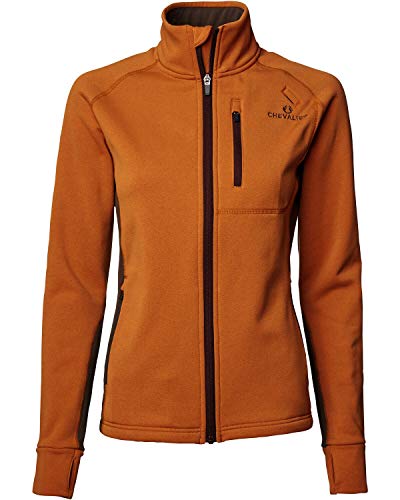 Chevalier Damen Fleecejacke Tay Orange/Braun 44 von Chevalier