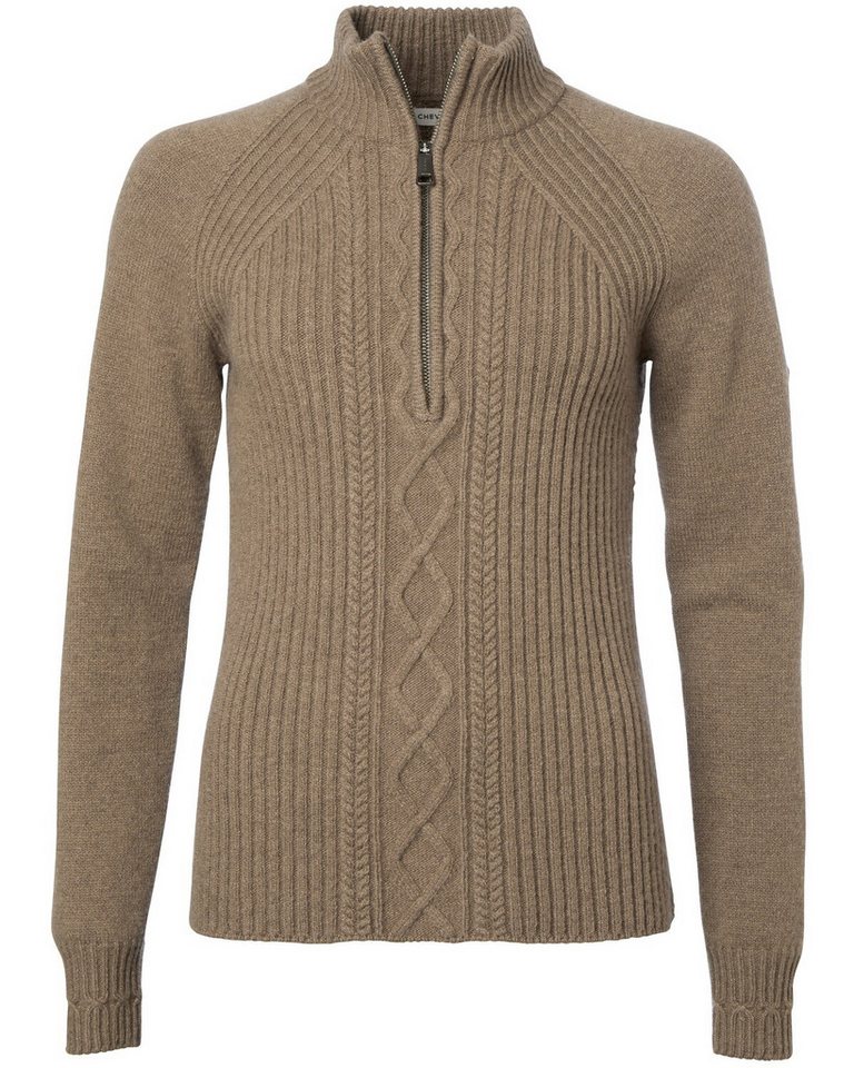 Chevalier Strickpullover Damen Troyer Stella Half Zip Wool von Chevalier
