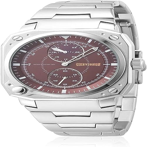 Chevignon Unisex Analog Automatik Uhr mit Edelstahl Armband 92-0008-502 von Chevignon