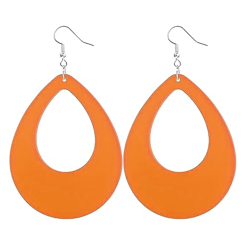 1Pair 2023 Buntes Vintage Wassertropfen Ohrringe Für Frauen Mode Ästhetische Süße Neons Ohrring Hip Hop Schmuck Schmuck von Chevnzev